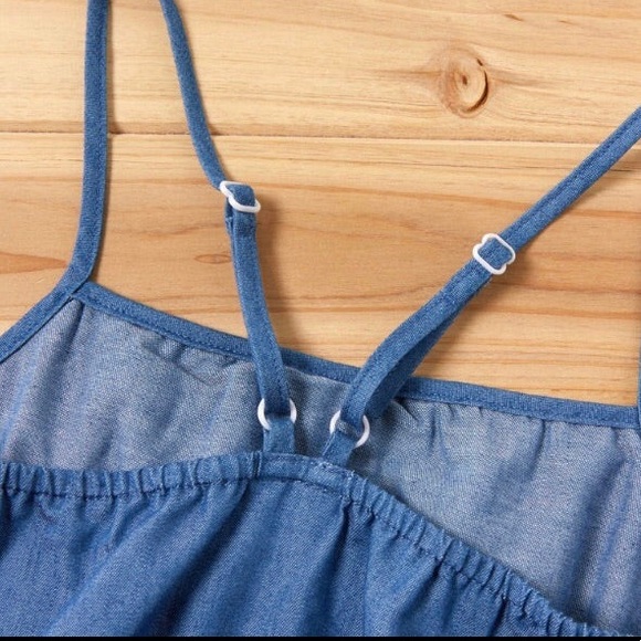 Toddler Girls Ruffle Jumpsuit/ - Picture 3 of 5